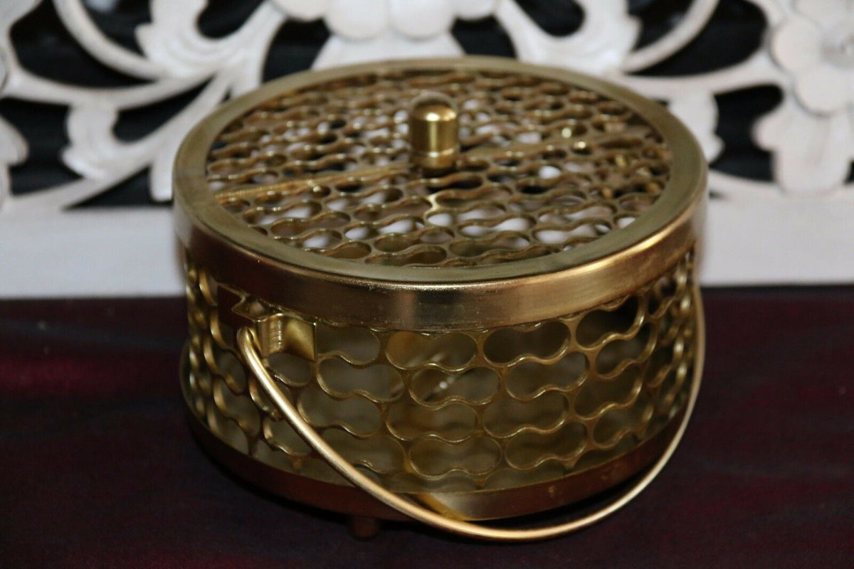 NEW Balinese Metal Mozzie Coil Holder - Mosquito Coil Holder MANY Colours!!