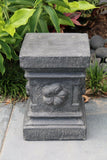 NEW Balinese Hand Crafted Stands / Plinth / Pedestal with Frangipani Motif