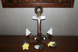 Brand New Bali Handmade Anchor with Hooks Balinese Nautical Range