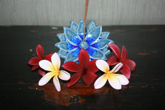 NEW Balinese Ceramic Lotus Incense Holder - Bali Incense Holder - MANY COLOURS