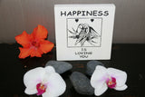 Brand New Balinese Free Standing HAPPINESS Affirmation Plaque