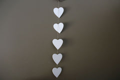 NEW Balinese Wooden Heart Mobile / Bali Wooden Heart Hanging / Mobile 3 COLOURS!