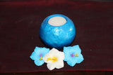 NEW Balinese Capiz Shell T-Light Ball Candle Holder - MANY COLOURS - Bali Candle