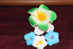 NEW Double Frangipani Hair Clip - MANY COLOURS - Frangipani Claw Hair Clip