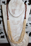 NEW Hand Crafted Wooden Bead Necklace - MANY COLOURS - Perfect Inexpensive Gift