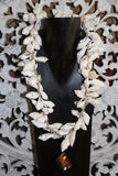 NEW Balinese Handmade Shell Garland or Necklace  BOHO Style.. GREAT for Statues!