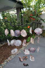 NEW Balinese Natural Shell Windchime -  BOHO Style Homewares - BALI Shell Hanger