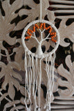 NEW Bali TREE OF LIFE Dream Catcher - MANY COLOURS - Hand Made with bead trim