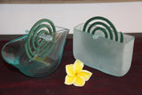 NEW Balinese Glass Mozzie Coil Holder - Mosquito Coil Holder 2 Styles!!