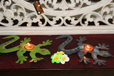 NEW Bali Hand Crafted Metal Gecko Tealight Candle Holder - FREEPOST!!