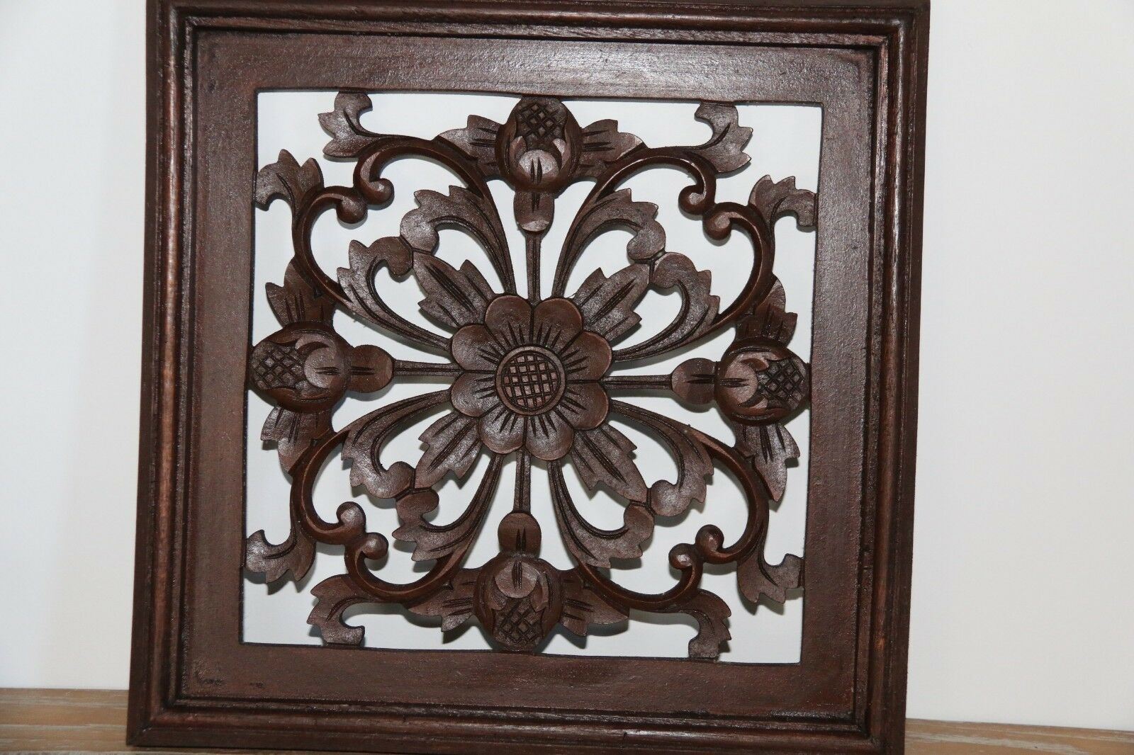 NEW Balinese Carved MDF/Wood Mandala / Tropical Wall Panels - Bali Wal ...