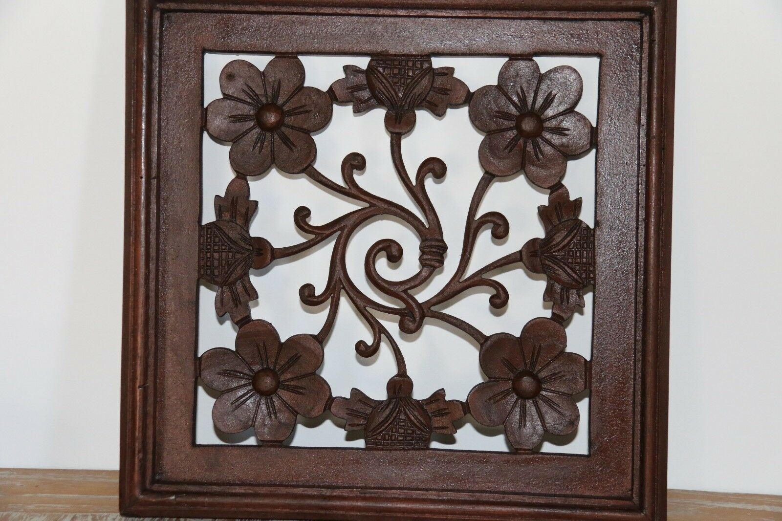 NEW Balinese Carved MDF/Wood Mandala / Tropical Wall Panels - Bali Wal ...