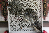 NEW Bali Hand Crafted Bali Metal Wall Art Monstera Leaf - 3 Sizes Available