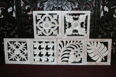 NEW Balinese Carved MDF/Wood Mandala / Tropical Wall Panels - Bali Wall Art - Ma