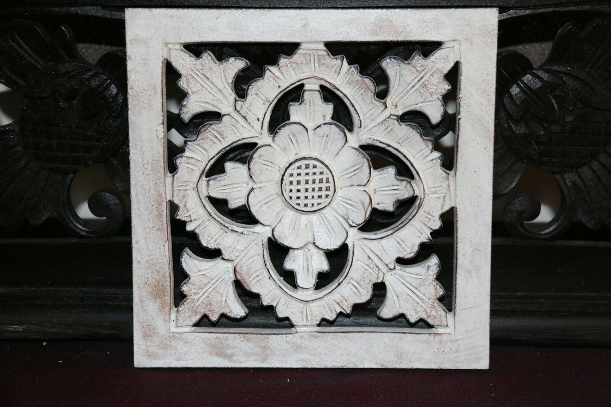 NEW Balinese Carved MDF/Wood Mandala / Tropical Wall Panels - Bali Wall Art - Ma