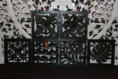 NEW Balinese Carved MDF/Wood Mandala / Tropical Wall Panels - Bali Wall Art - Ma