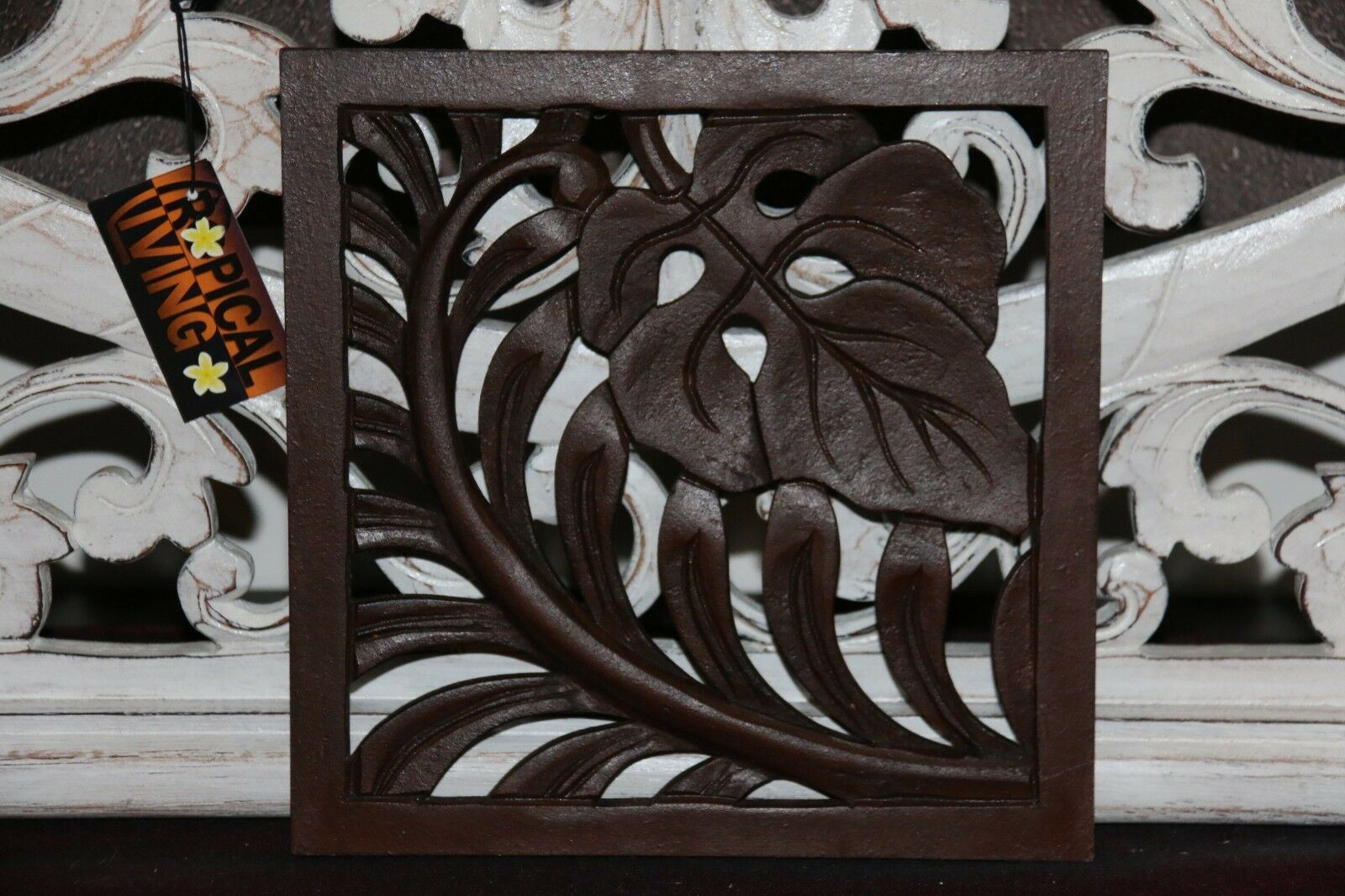 NEW Balinese Carved MDF/Wood Mandala / Tropical Wall Panels - Bali Wal ...