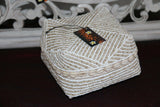 NEW Balinese Hand Crafted Woven & Hand Beaded Baskets  - 3 Sizes - Bali Baskets