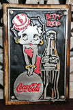 NEW Balinese Hand Crafted Nostalgic Signs - Pressed Metal/Wood Signs FREE POST