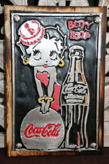 NEW Balinese Hand Crafted Nostalgic Signs - Pressed Metal/Wood Signs FREE POST