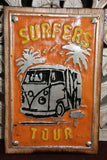 NEW Balinese Hand Crafted Nostalgic Signs - Pressed Metal/Wood Signs FREE POST