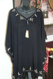 NEW Ladies Cotton Bali Kaftan Top/Dress - 3 Colours Perfect for over Swimmers