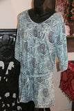 NEW Ladies Short Cotton Bali Dress with hip tie - Many colours - One size