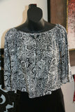Beautiful 3/4 Sleeve Top - 3 COLOURS AVAIL One Size - Balinese Clothing