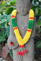 NEW Hand Made Balinese Flower Garland ( Hindu Jai Mala ) MANY COLOURS AVAILABLE