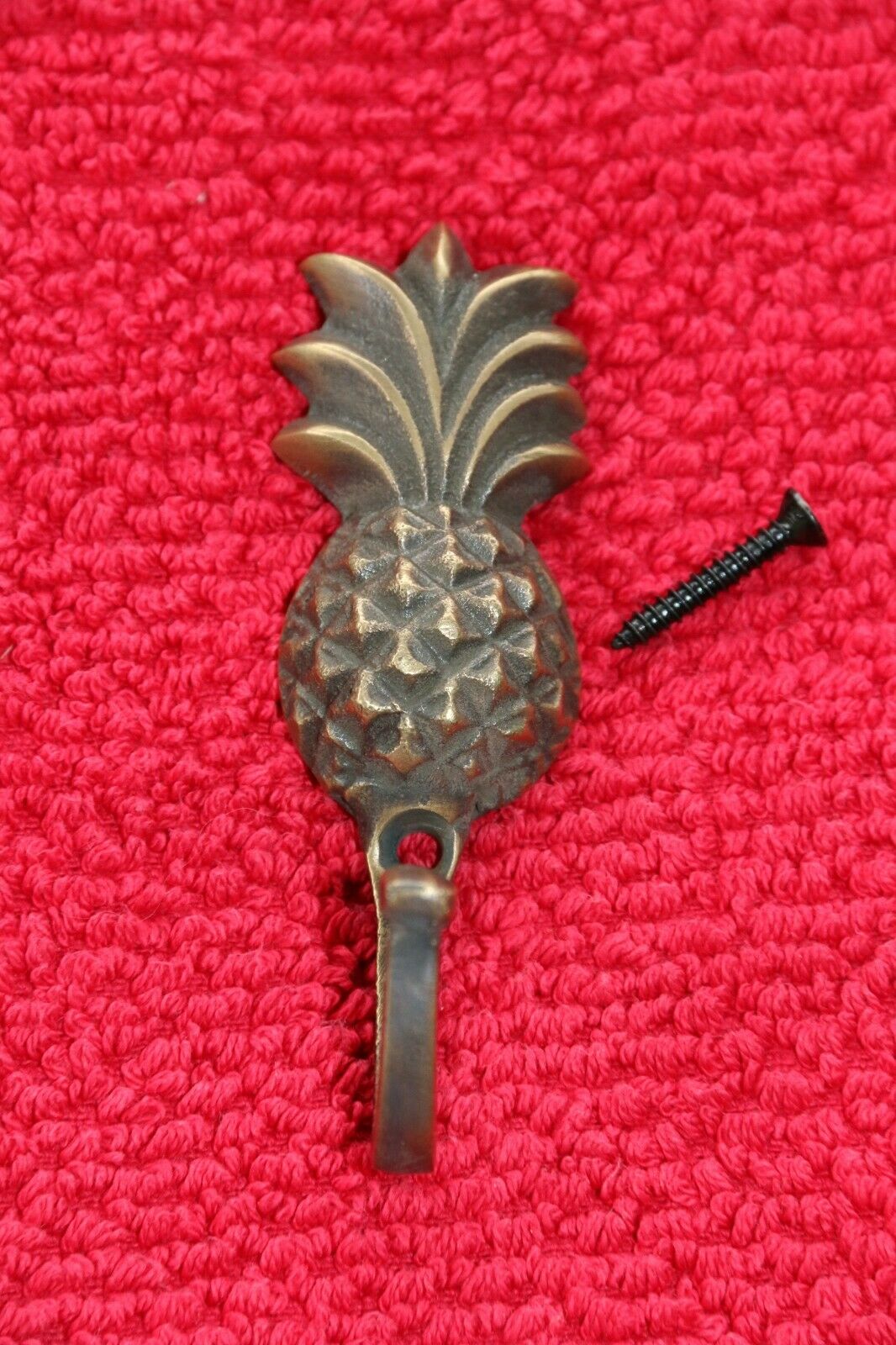 New BRASS Pineapple Hook - Decorative Wall Hook - Furniture Accessories