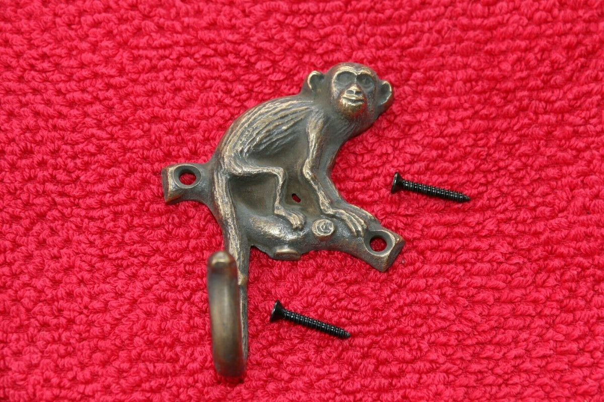 New BRASS Monkey Hook - Decorative Wall Hook - Furniture Fittings & Accessories