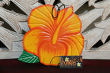 NEW Hand Crafted Balinese MDF Hibiscus Flower - Bali Wall Art