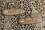 NEW Bali Handmade Surfboard Sign - Bali Surfs Up or Beach House Surfboard Sign