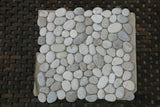 NEW Balinese Pebble Tile 30 x 30cm OFF WHITE - Bali Pebble Tile