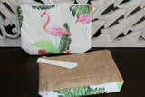 NEW Balinese Purse / Make Up Bag Lovely Bright Colours...  4 Flamingo Designs