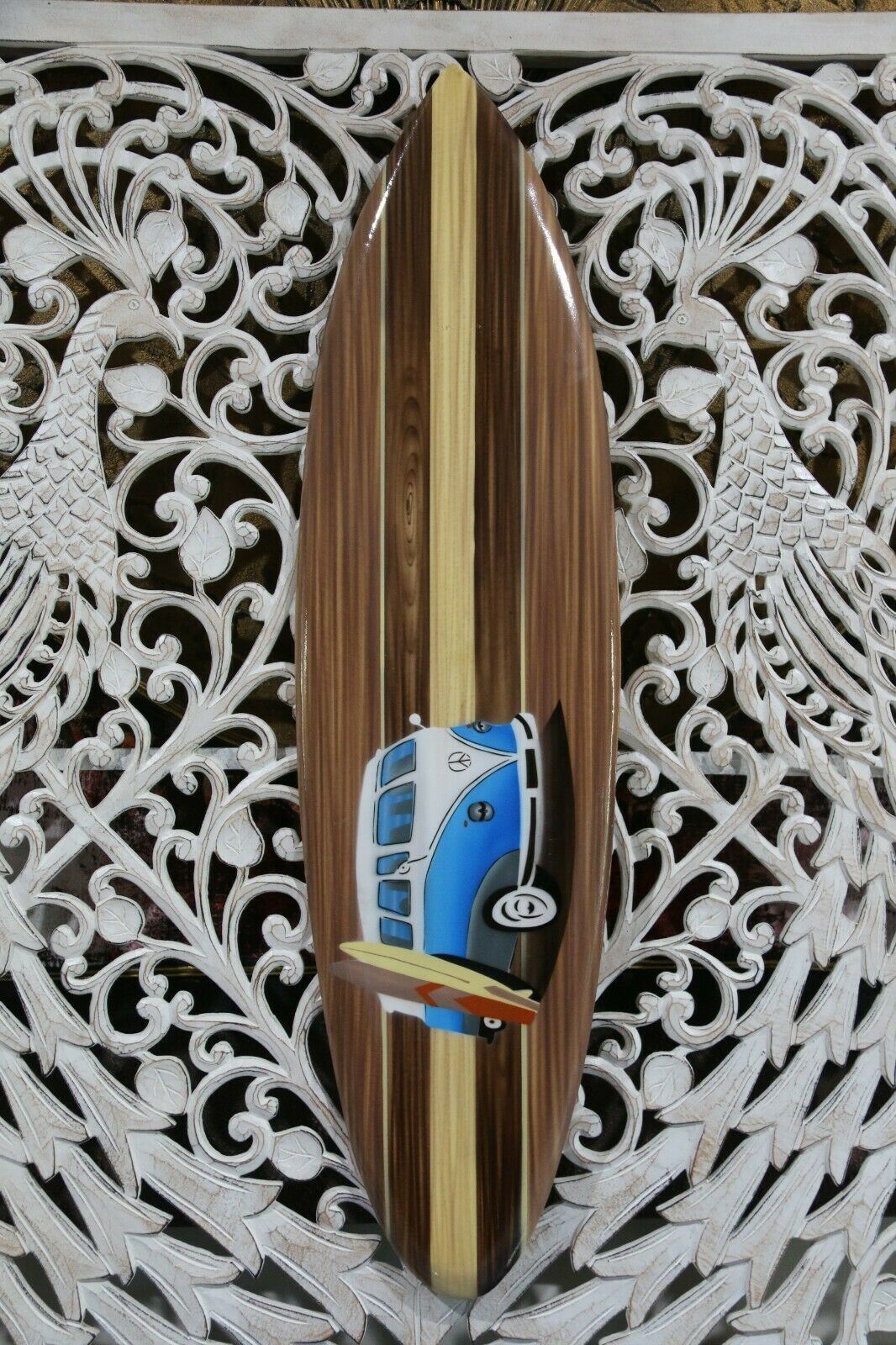 NEW Bali Handmade Air Brushed Surfboard Wall Decor 80cm - Bali Surfboard Wall Ar