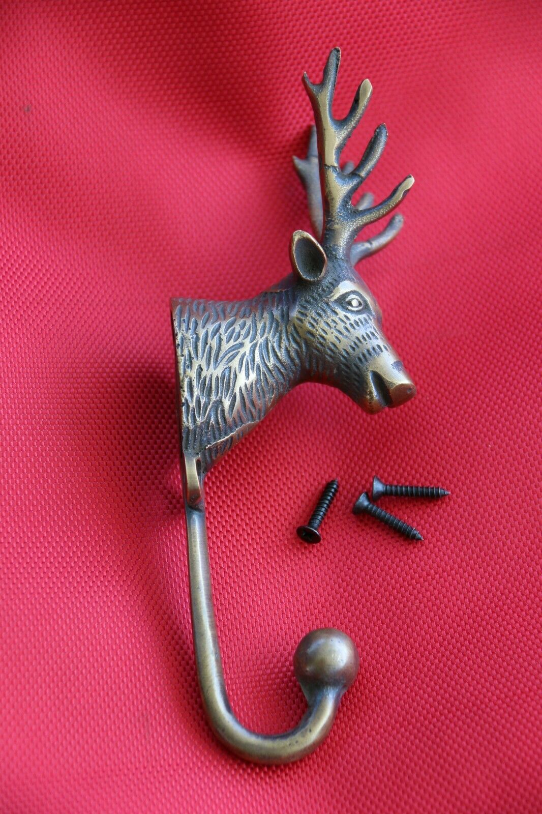 New BRASS Deer Hook - Decorative Wall Hook - Furniture Fittings & Acce –  Tropical Living QLD