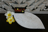 NEW Balinese Hand Carved Wooden Leaf Platter - 4 sizes available.