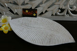 NEW Balinese Hand Carved Wooden Leaf Platter - 4 sizes available.