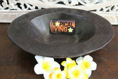 NEW Balinese Antique Style Boat Bowl - Bali handcrafted FEATURE Bowl