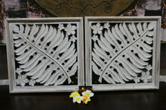 NEW Balinese Carved MDF/Wood Wall Panels - Tropical Wall Art - 2 Styles Avail