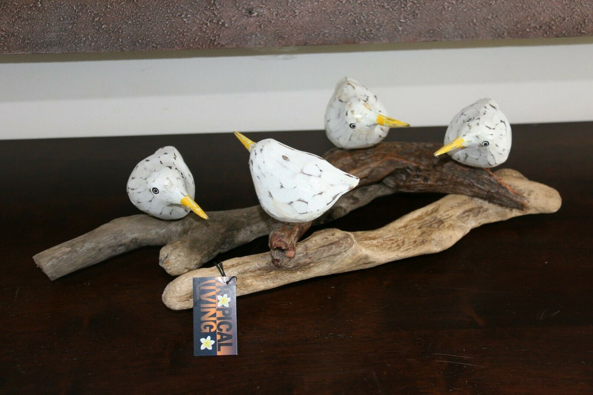 NEW Balinese Hand Carved & Crafted Bird Sculpture - Bali Bird Art