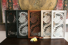 Balinese Carved MDF/Wood Mandala / Tropical Wall Panels - Bali Wall Art