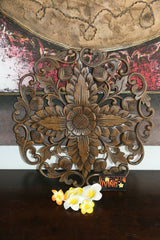 NEW Balinese Carved MDF/Wood Wall Panels - MANDALA Designs - 4 Colours Available