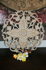 NEW Balinese Carved MDF/Wood Wall Panels - MANDALA Designs - 4 Colours Available