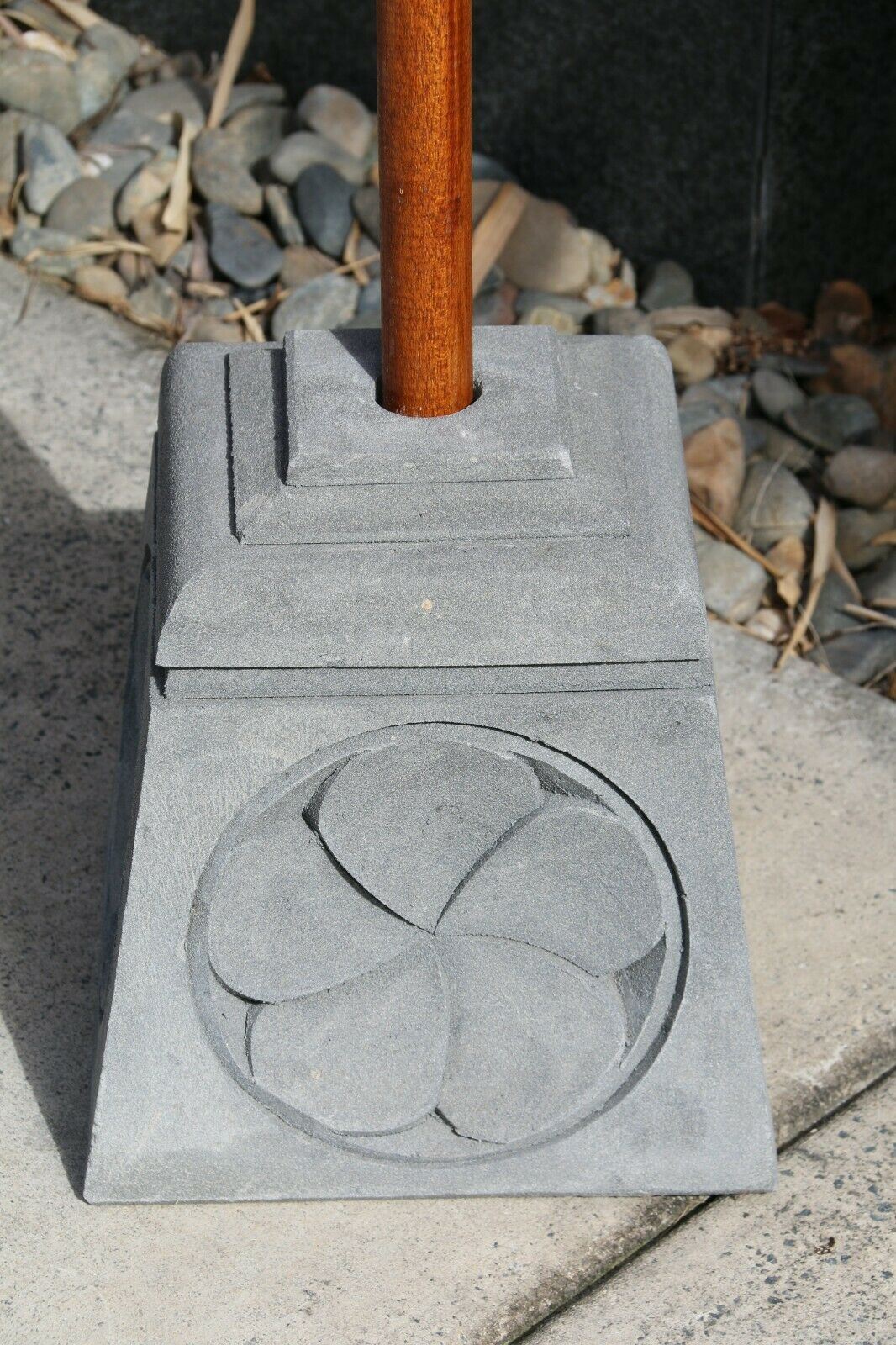 Balinese Ceremony Umbrella Holder - Bali Garden Art