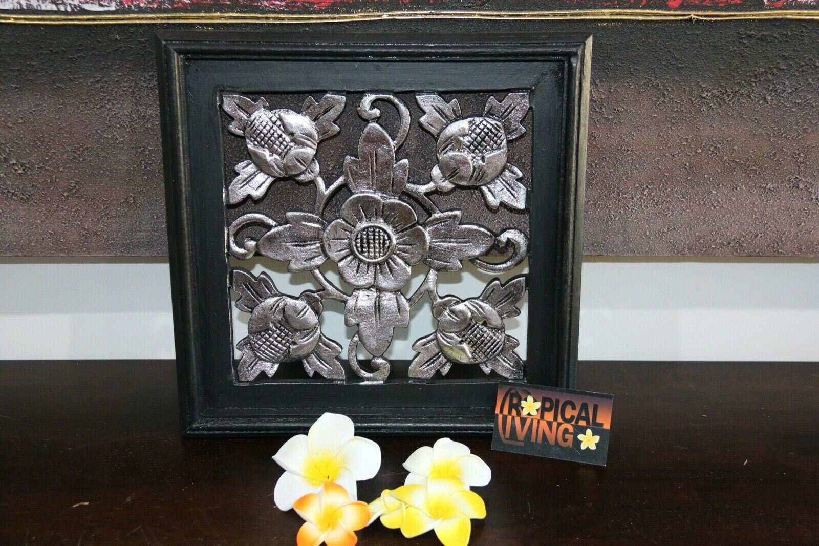 NEW Balinese Carved MDF/Wood Mandala / Tropical Wall Panels - Bali Wal ...