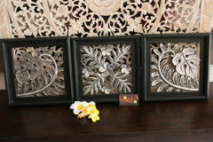 NEW Balinese Carved MDF/Wood Mandala / Tropical Wall Panels - Bali Wall Art - Ma