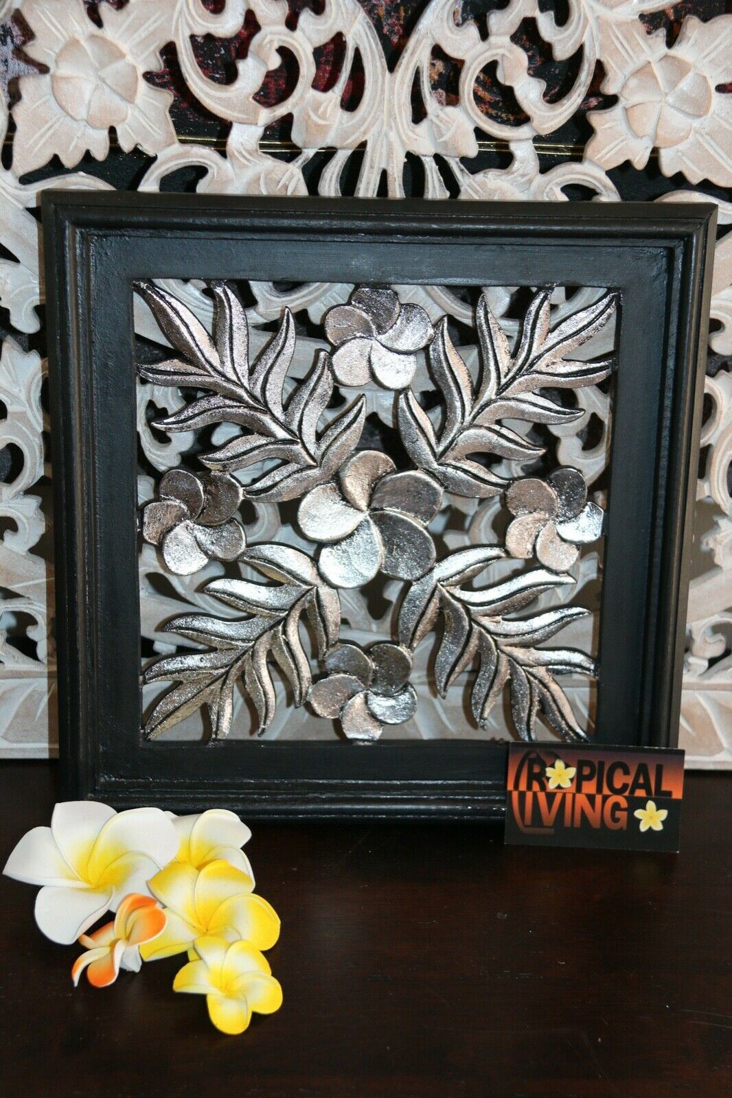NEW Balinese Carved MDF/Wood Mandala / Tropical Wall Panels - Bali Wal ...