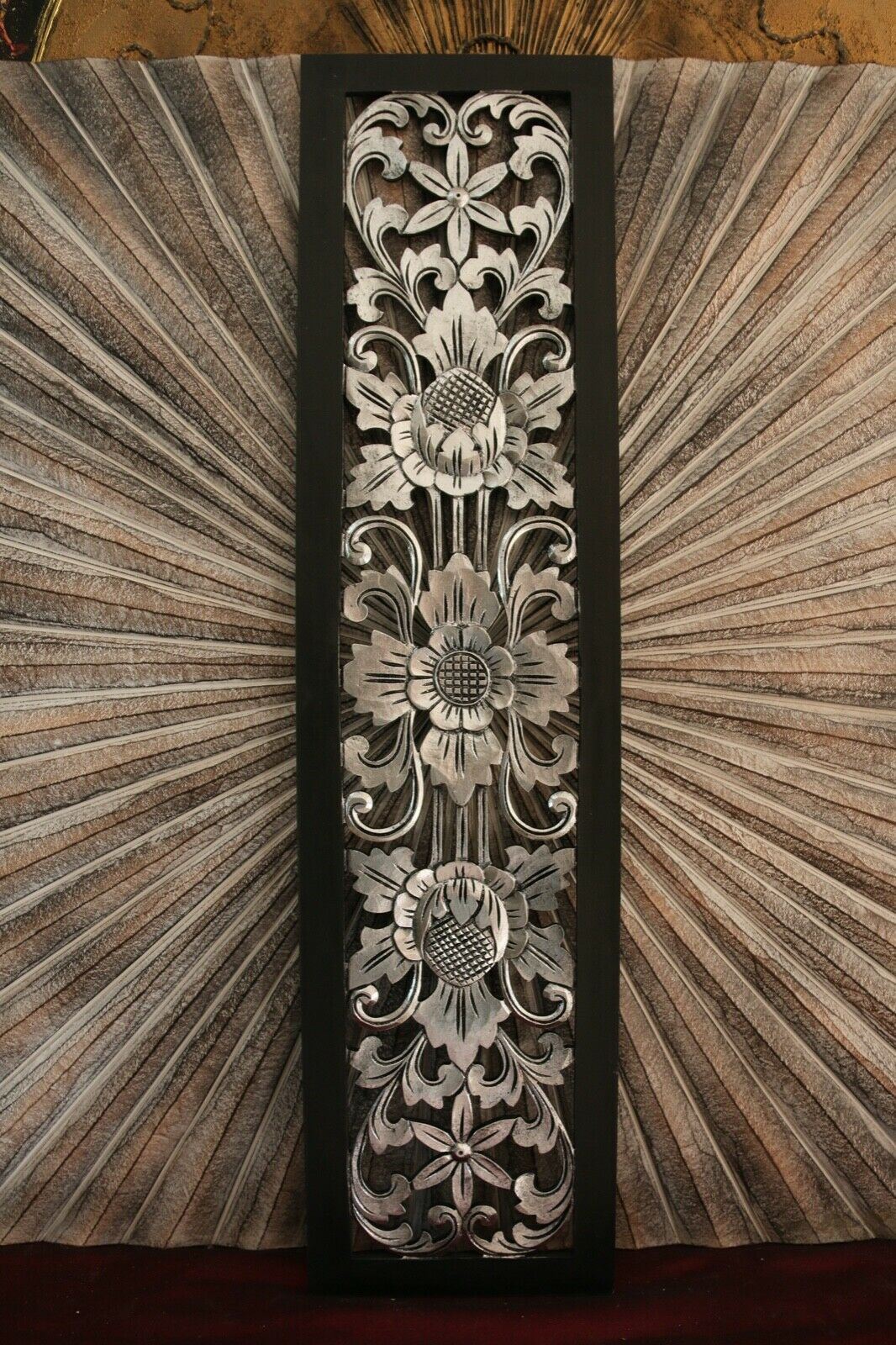 NEW Balinese Carved MDF Mandala / Tropical Wall Panels - Bali Wall Art - 6 Colou